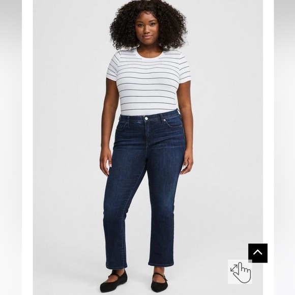 Torrid Sky High Kick super soft jeans size 16R, NWOT - Picture 1 of 10